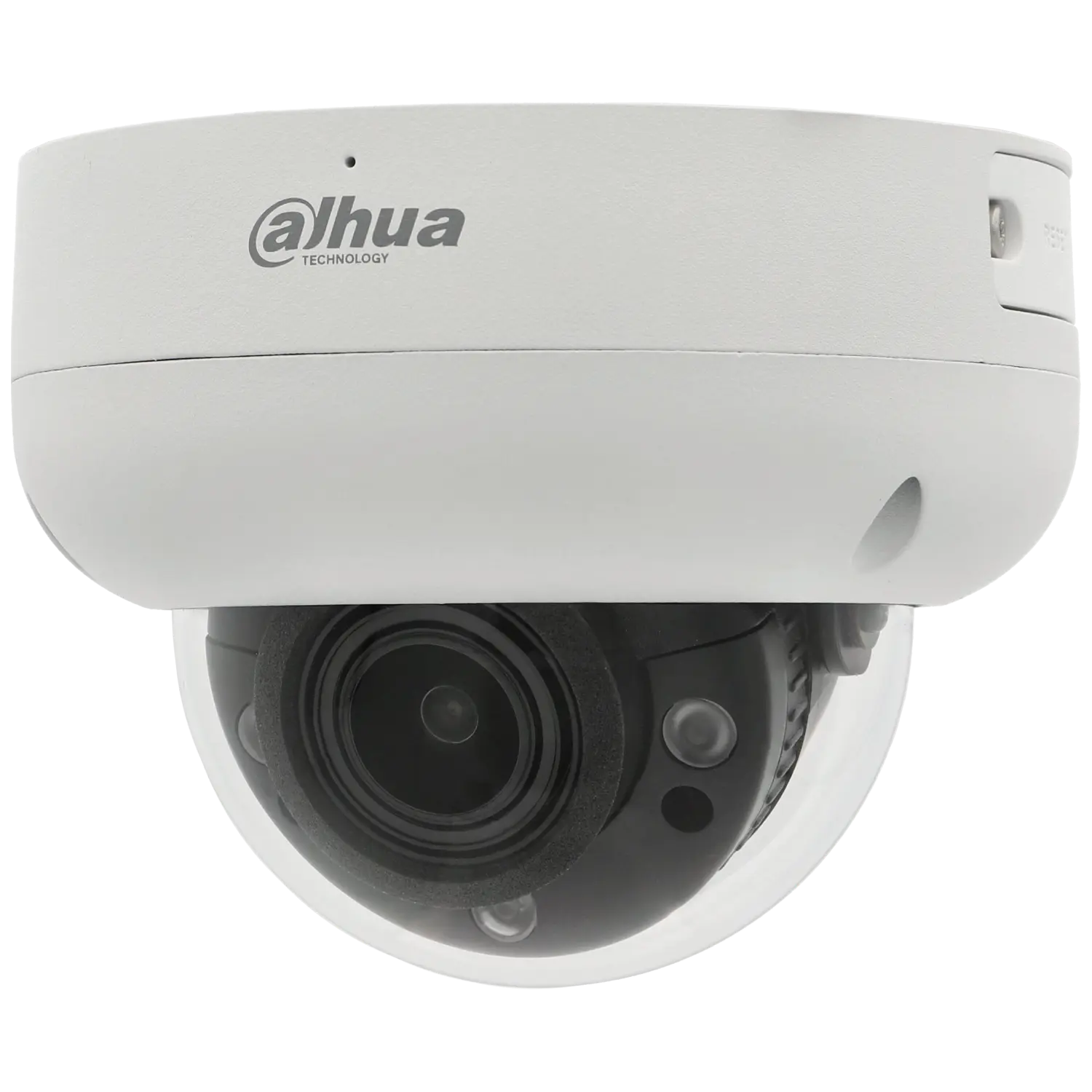 Telecamera minidome ip da 8 megapíxeles e ottica zoom ottico