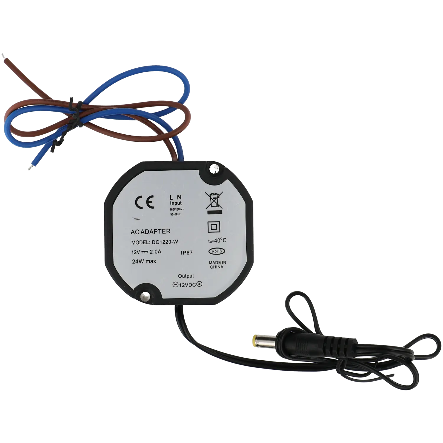 Fonte de Alimentação dc 12v 2a